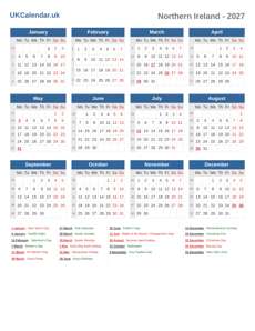 Calendar 2027