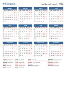 Calendar 2028