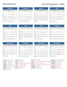 Calendar 2025