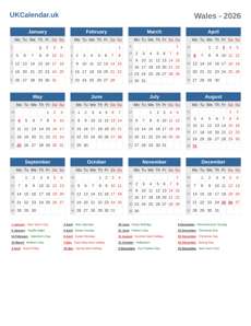 Calendar 2026