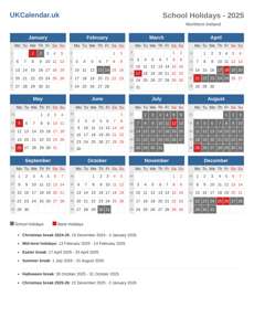 School Holidays 2025