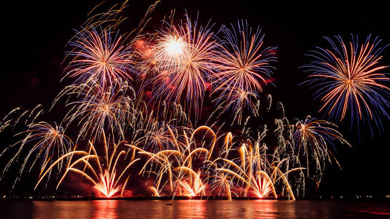 City fireworks